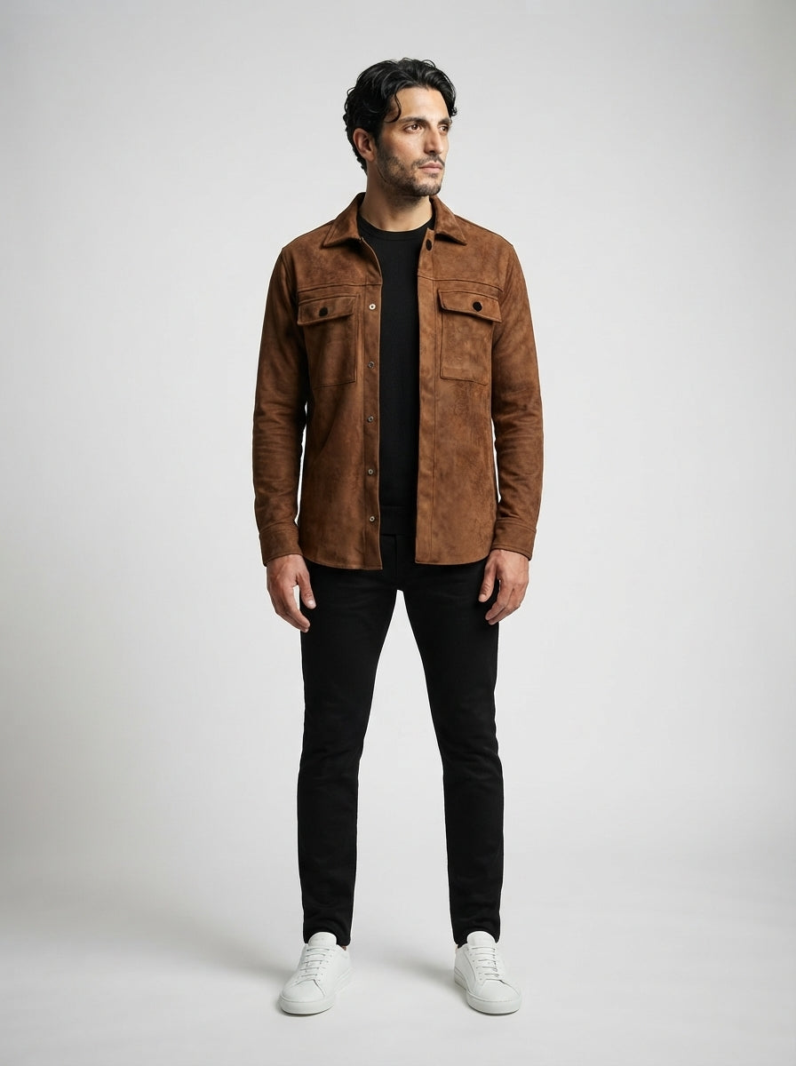The Barrowdale Overshirt in Brown