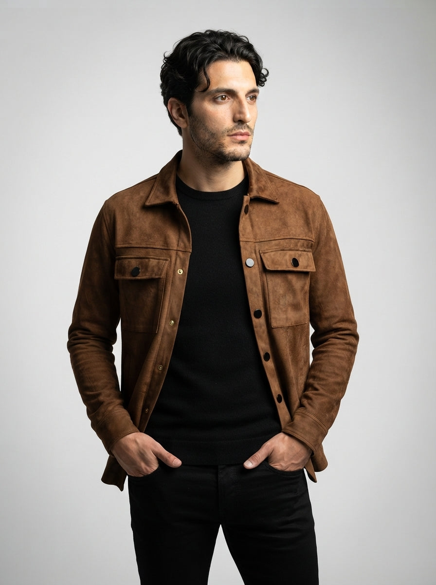 The Barrowdale Overshirt in Brown