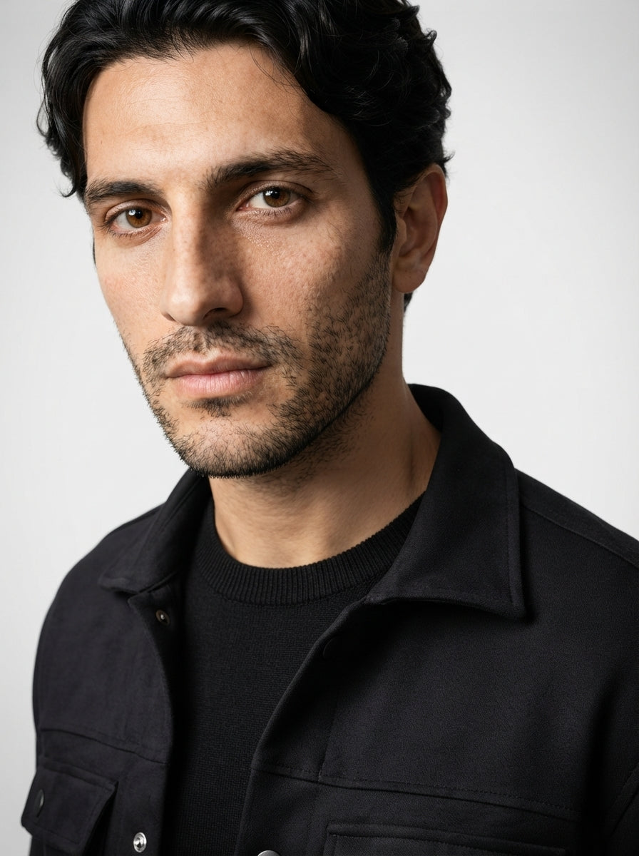 The Barrowdale Overshirt in Black