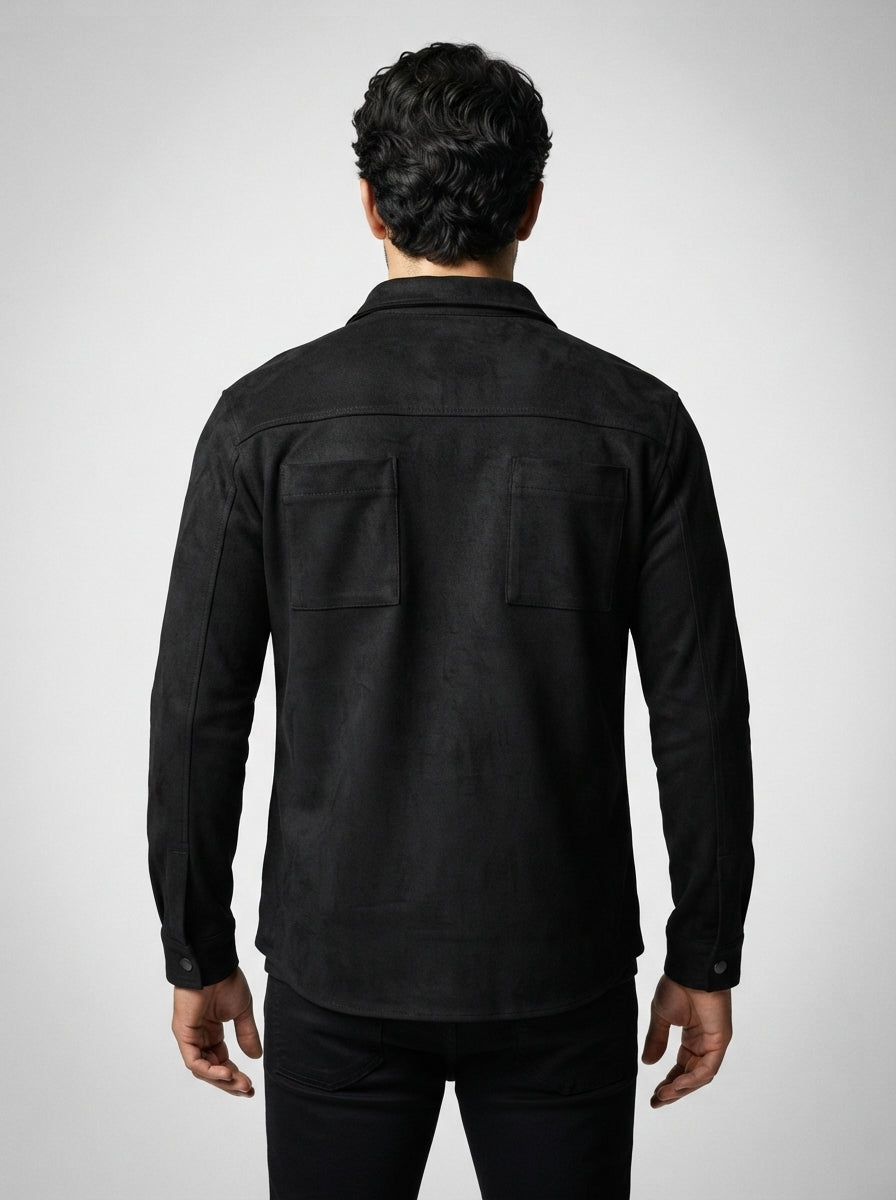 The Barrowdale Overshirt in Black