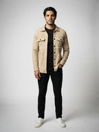 The Barrowdale Overshirt in Tan