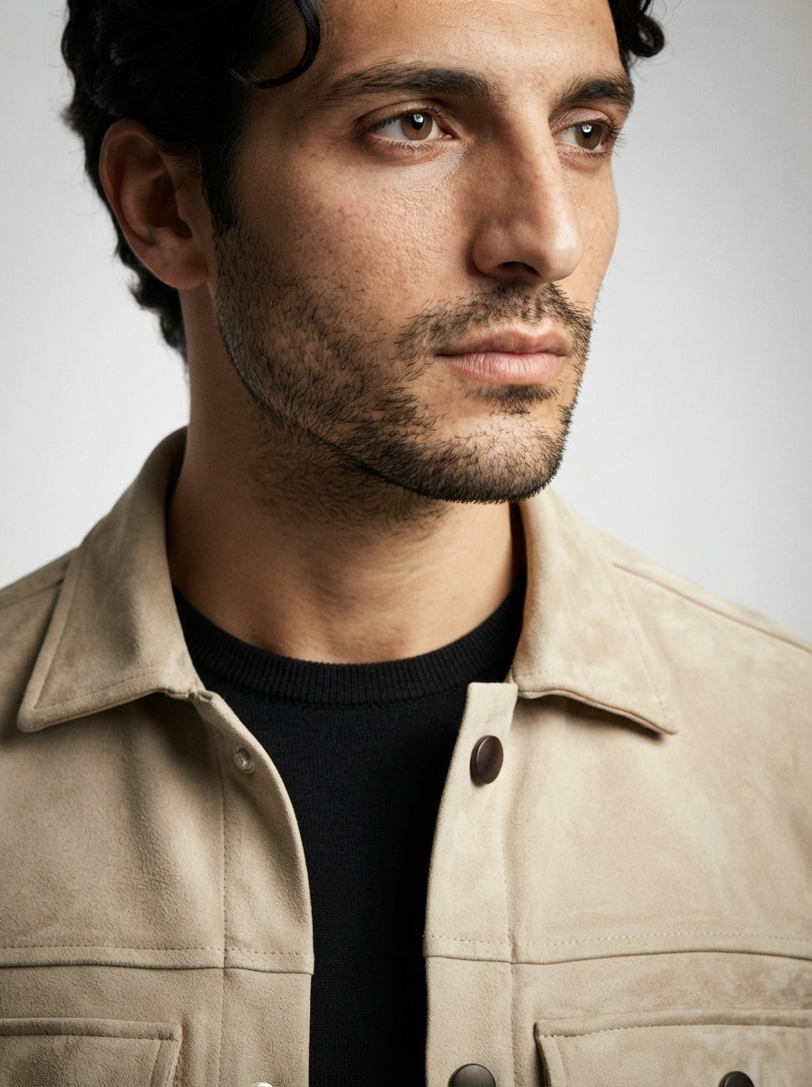 The Barrowdale Overshirt in Tan