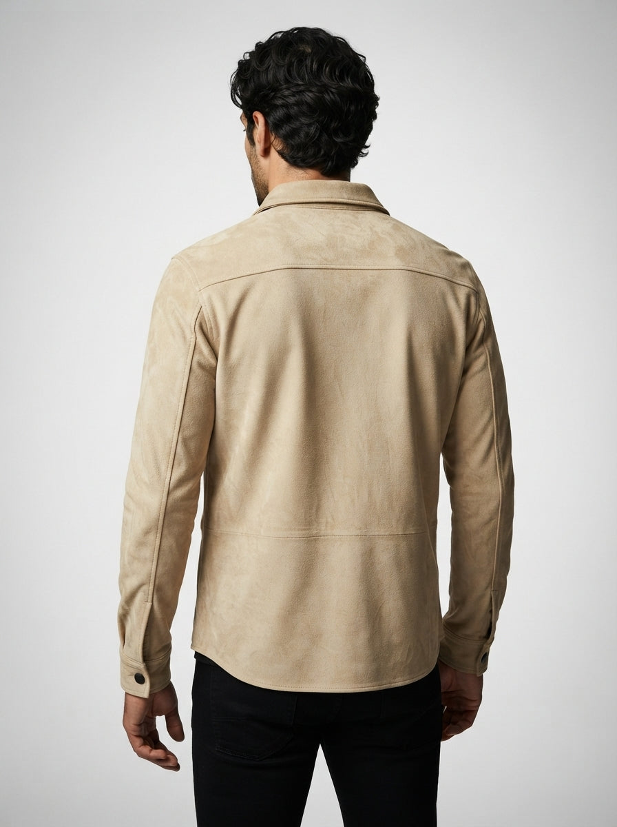 The Barrowdale Overshirt in Tan