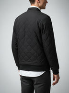The Ellingham Diamond Quilt in Black