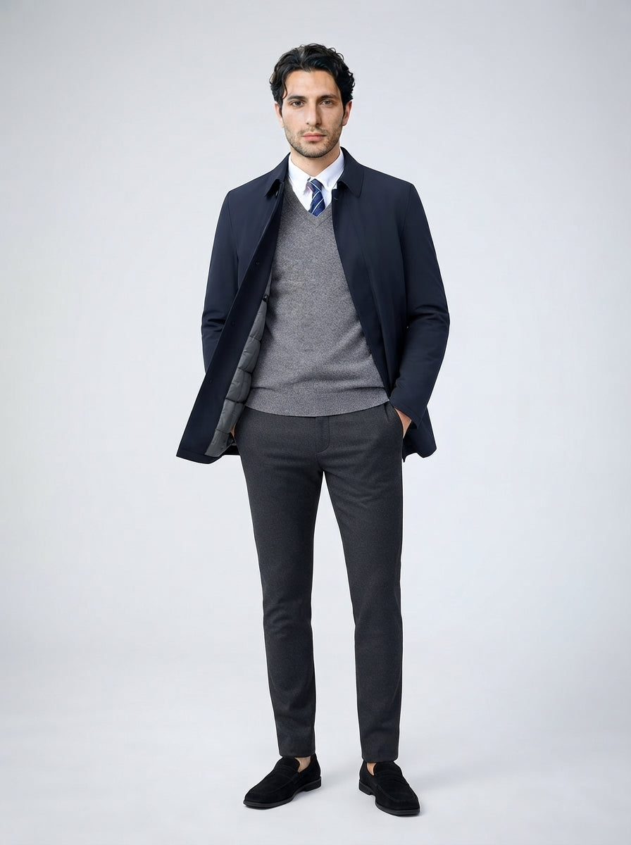 The Winsford Padded Jacket in Navy