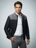 The Halstead Panel Quilt in Black