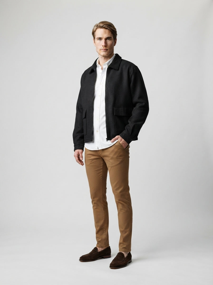 The Kelmscott Work Jacket in Black