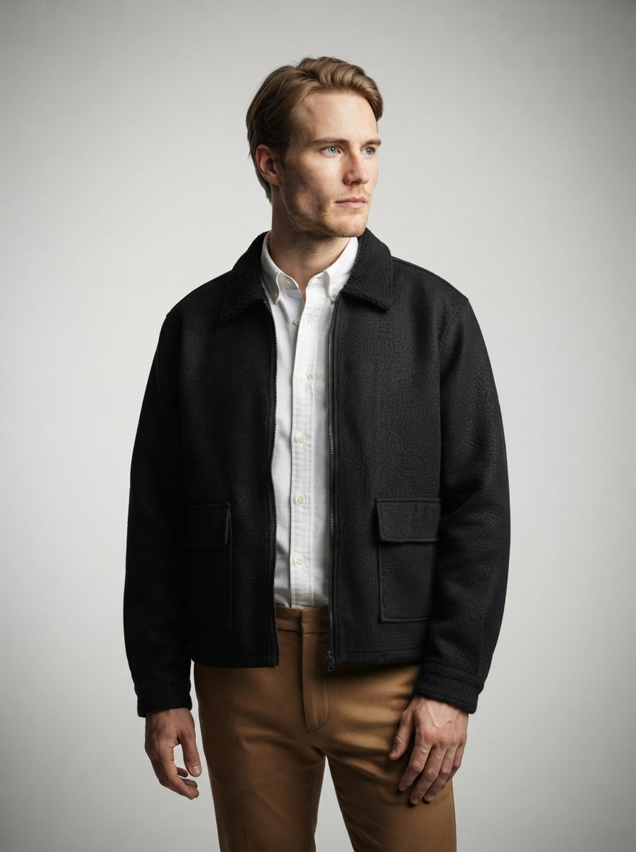 The Kelmscott Work Jacket in Black
