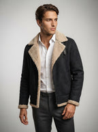 The Ravenglass Aviator Jacket in Black