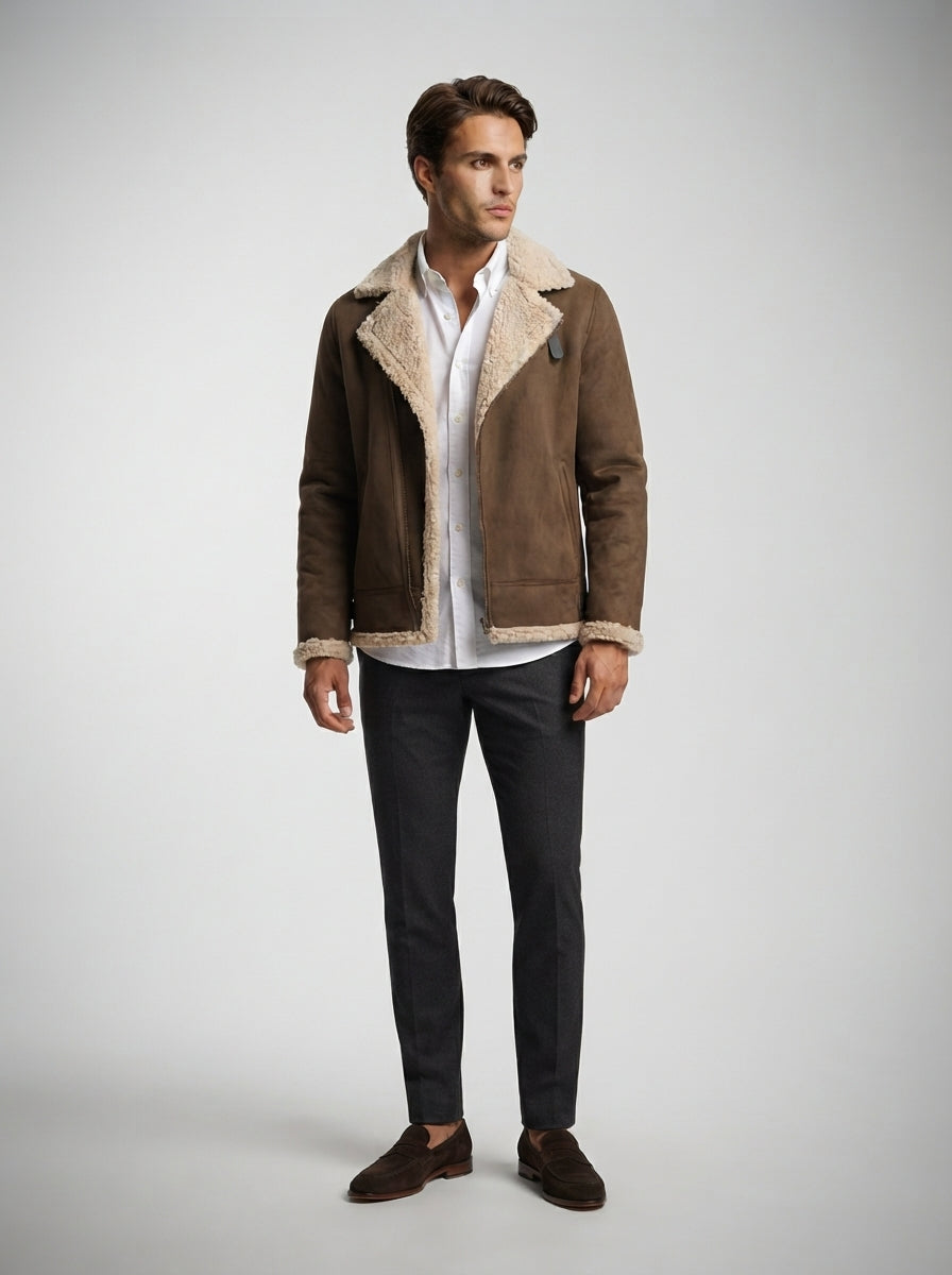 The Ravenglass Aviator Jacket in Tan