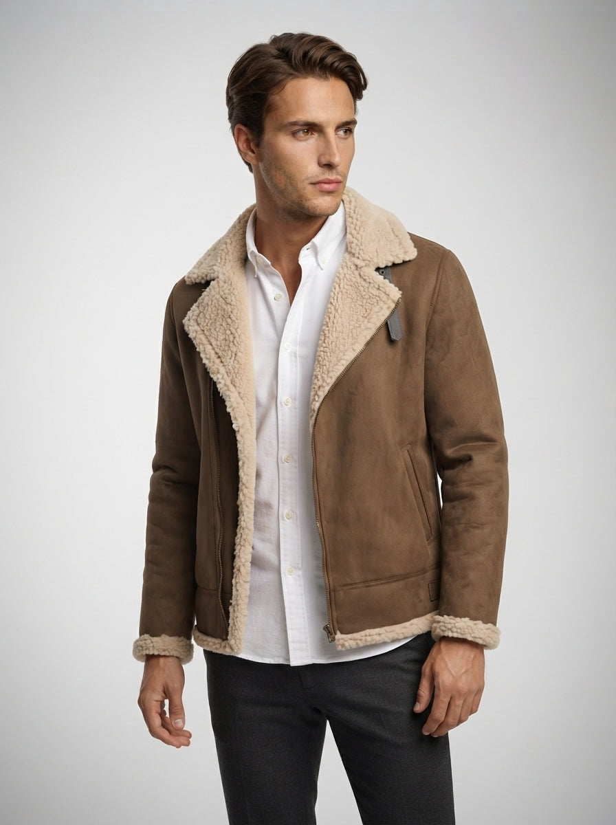The Ravenglass Aviator Jacket in Tan