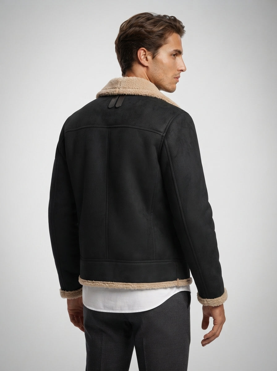 The Ravenglass Aviator Jacket in Black