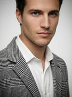 The Wistow Check Overcoat in Gray