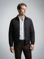 The Ravendale Quilted Blouson in Black
