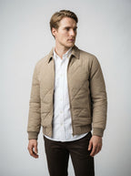 The Ravendale Quilted Blouson in Sand