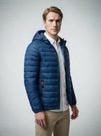 The Wexbury Quilted Hood in Navy