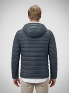 The Wexbury Quilted Hood in Charcoal