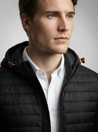 The Wexbury Quilted Hood in Black
