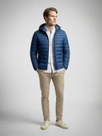 The Wexbury Quilted Hood in Navy