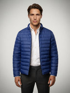 The Marchmont Quilted Jacket in Blue