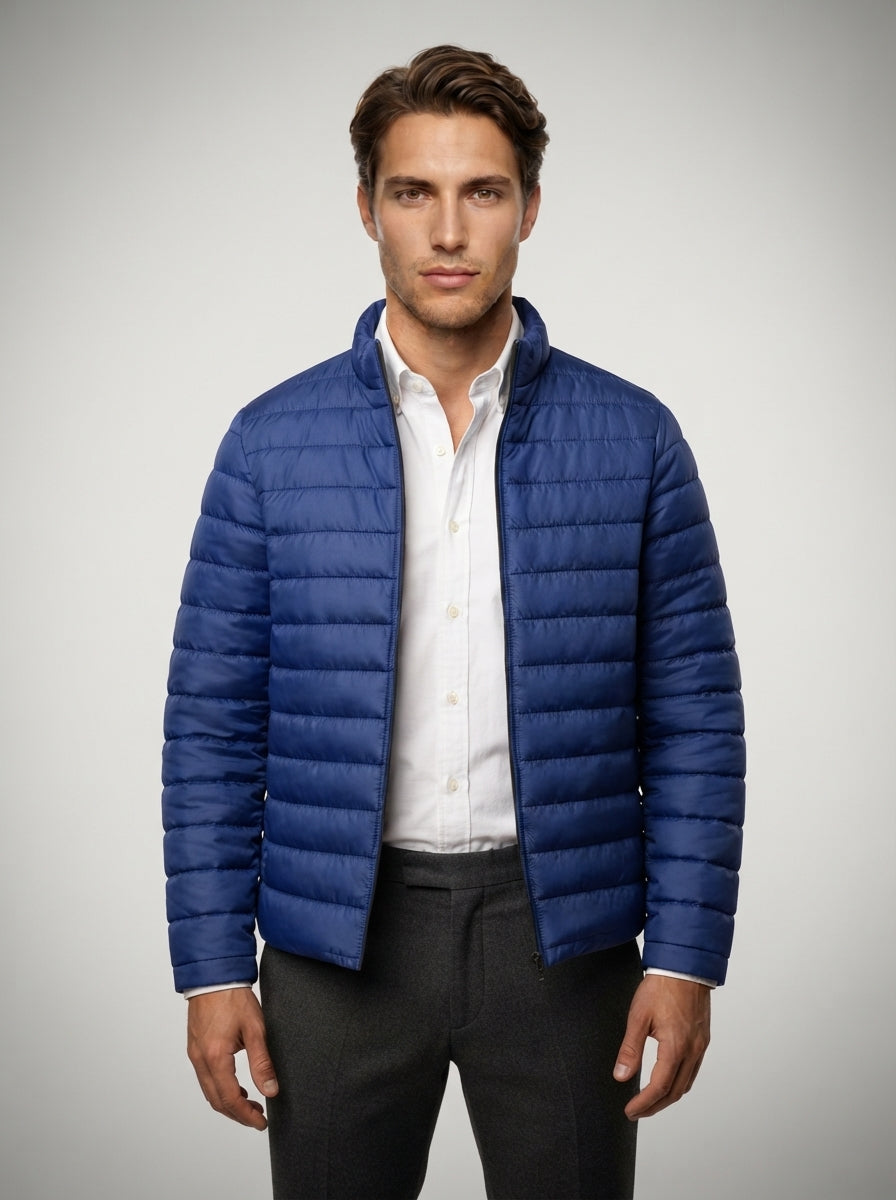 The Marchmont Quilted Jacket in Blue