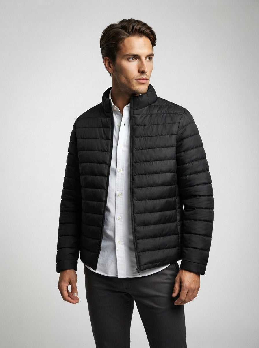 The Marchmont Quilted Jacket in Black