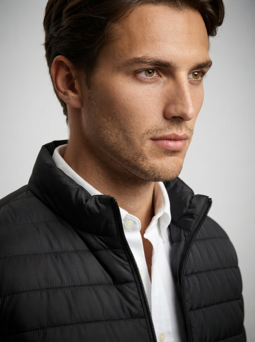 The Marchmont Quilted Jacket in Black