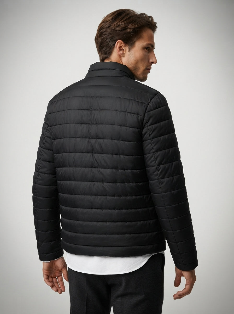 The Marchmont Quilted Jacket in Black