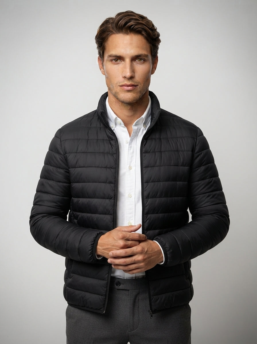 The Marchmont Quilted Jacket in Black