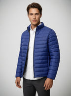 The Marchmont Quilted Jacket in Blue