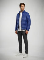 The Marchmont Quilted Jacket in Blue