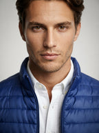 The Marchmont Quilted Jacket in Blue