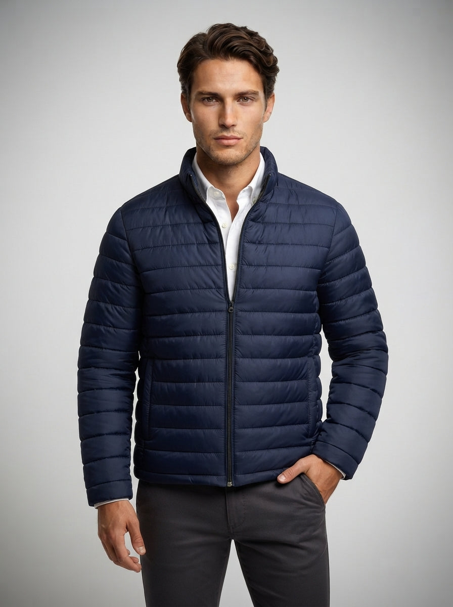 The Marchmont Quilted Jacket in Navy