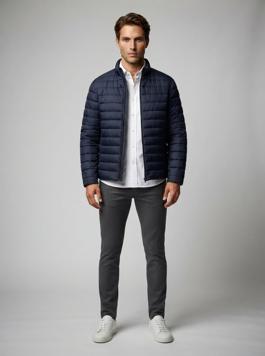 The Marchmont Quilted Jacket in Navy