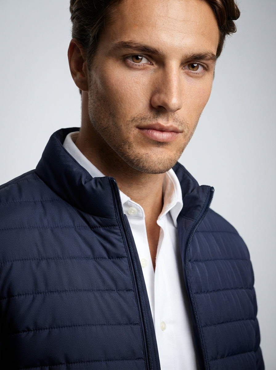 The Marchmont Quilted Jacket in Navy