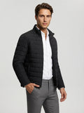 The Bramwell Quilted Zip in Black