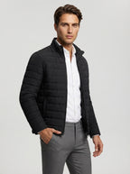 The Bramwell Quilted Zip in Black