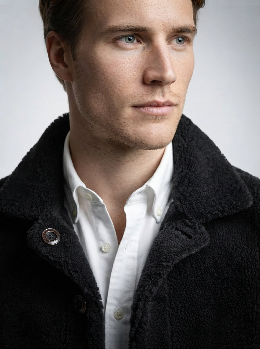 The Alnwick Reversible Jacket in Black