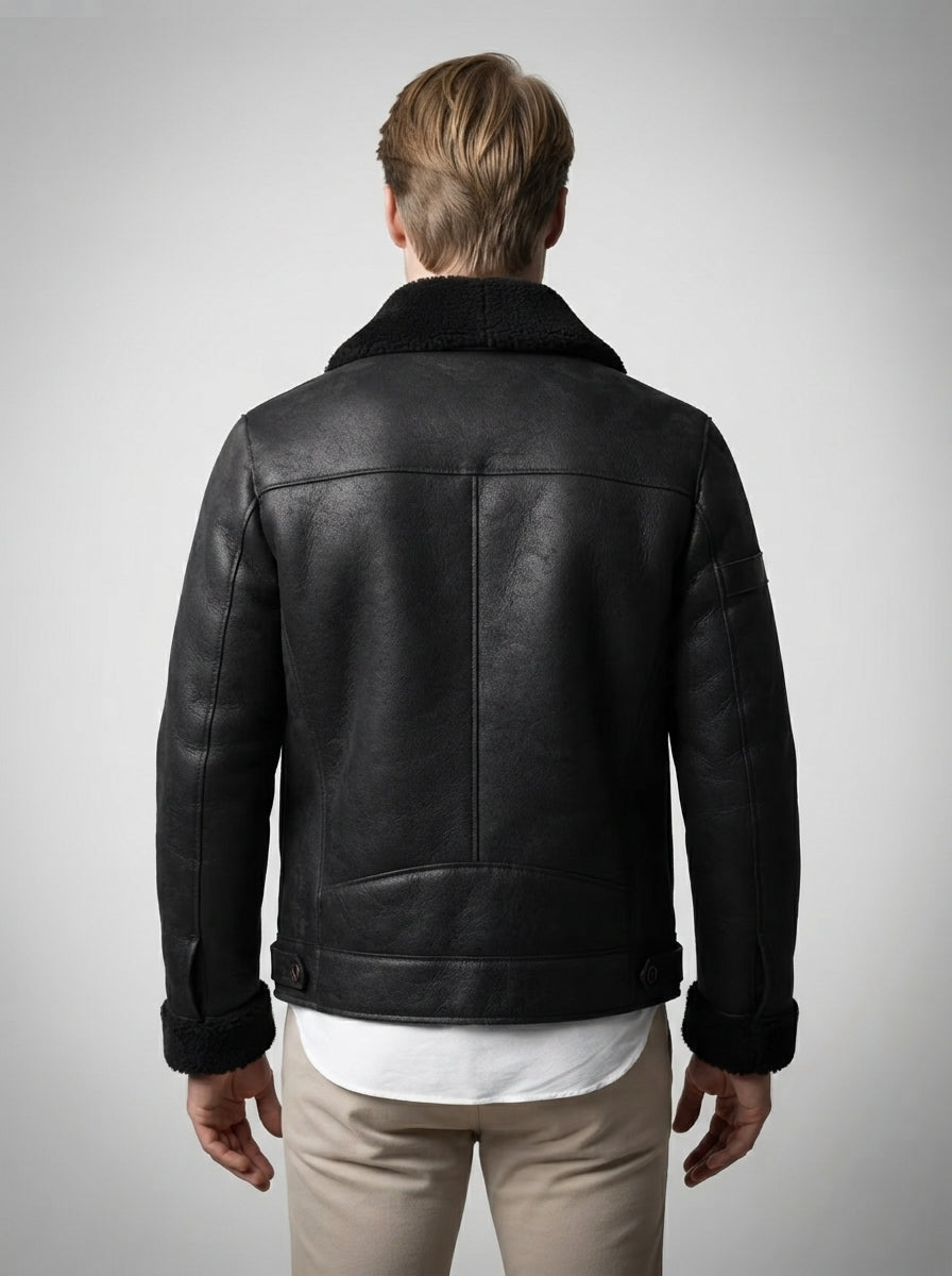 The Alnwick Reversible Jacket in Black