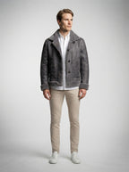 The Alnwick Reversible Jacket in Gray