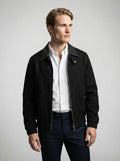 The Loxley Ribbed Blouson in Black