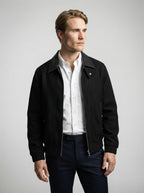 The Loxley Ribbed Blouson in Black