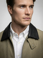 The Loxley Ribbed Blouson in Olive