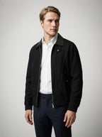 The Loxley Ribbed Blouson in Black