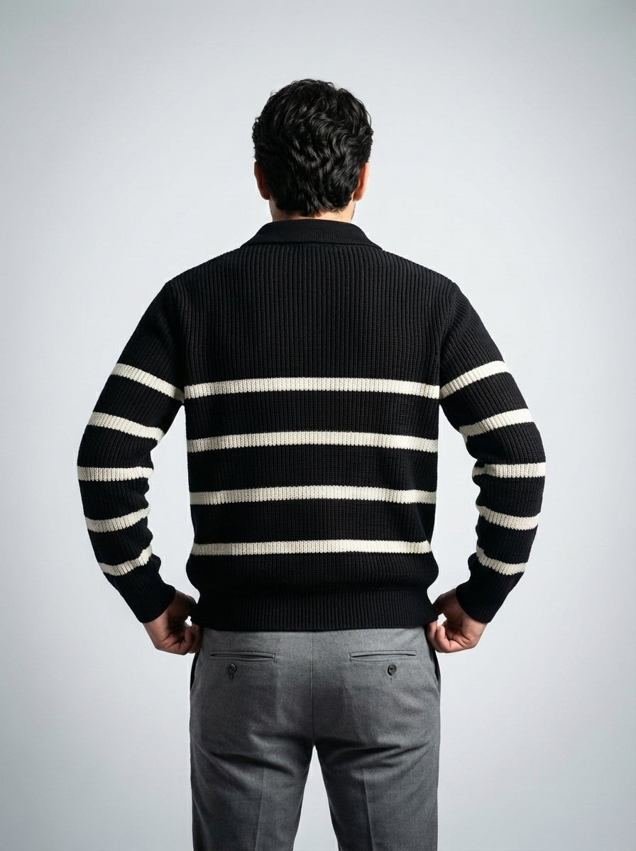 Black/White Stripe / S, Black/White Stripe / M, Black/White Stripe / L, Black/White Stripe / XL, Black/White Stripe / 2XL,