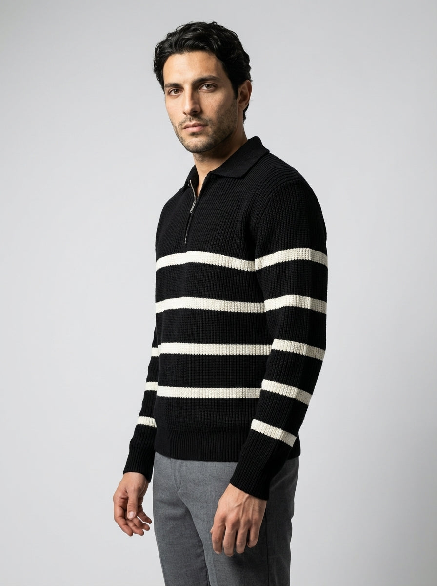 Black/White Stripe / S, Black/White Stripe / M, Black/White Stripe / L, Black/White Stripe / XL, Black/White Stripe / 2XL,