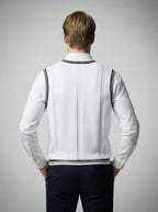 The Farleigh Cricket Vest in White