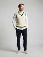 The Farleigh Cricket Vest in Apricot