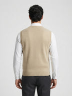 The Whitbourne Knit Vest in Beige