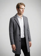The Aldermere Tailored Coat in Grey